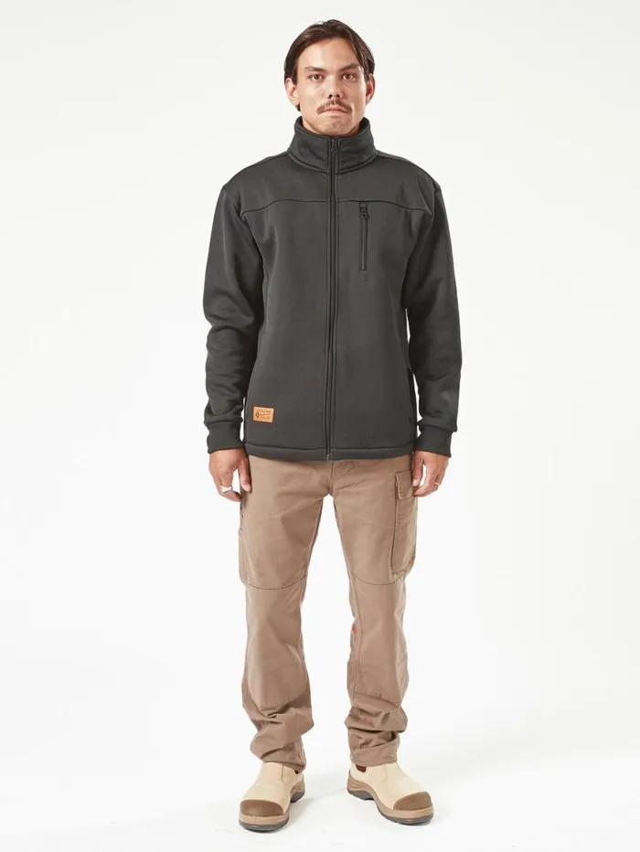 Volcom Workwear Bonded Fleece 8211 Black Mens Volcom Jackets