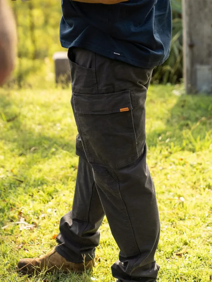 Volcom Workwear Caliper Work Pants 8211 Black Mens Volcom Pants