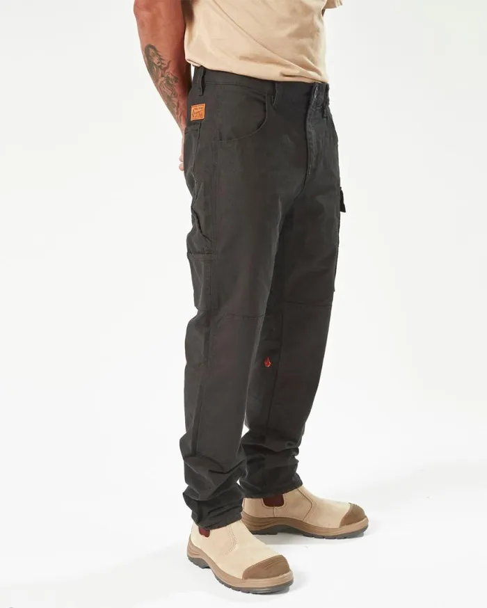 Volcom Workwear Caliper Work Pants 8211 Black Mens Volcom Pants