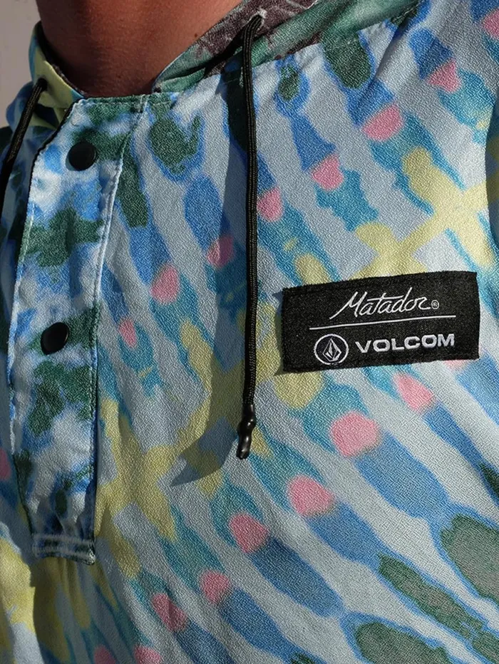 Volcom X Matador Packable Beach Poncho 8211 Tie Dye Mens Volcom Accessories