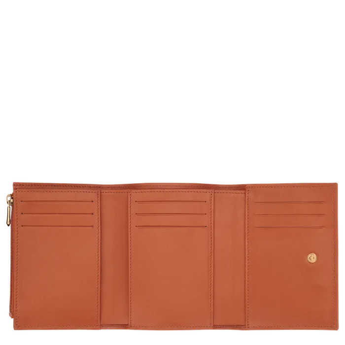 Wallets Longchamp Women Le Roseau Compact wallet Bark Wallets Longchamp Women Le Roseau Compact wallet Bark
