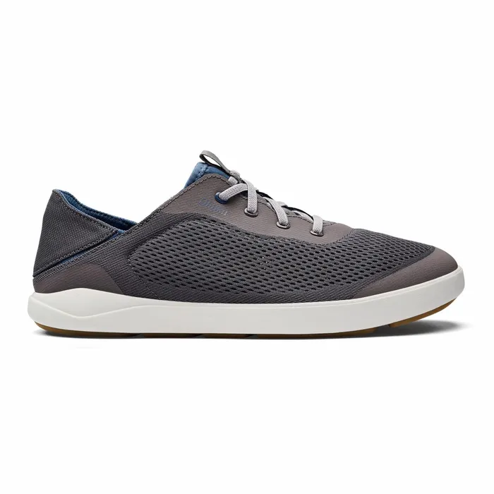 WaterFriendly Men Olukai Moku Pae Boat Shoes 8211 Pavement Vintage Blue