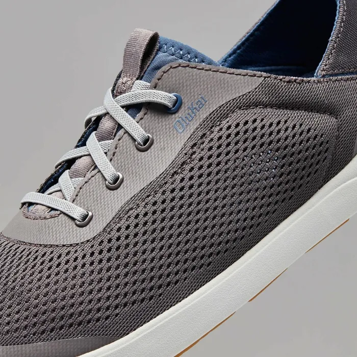 WaterFriendly Men Olukai Moku Pae Boat Shoes 8211 Pavement Vintage Blue