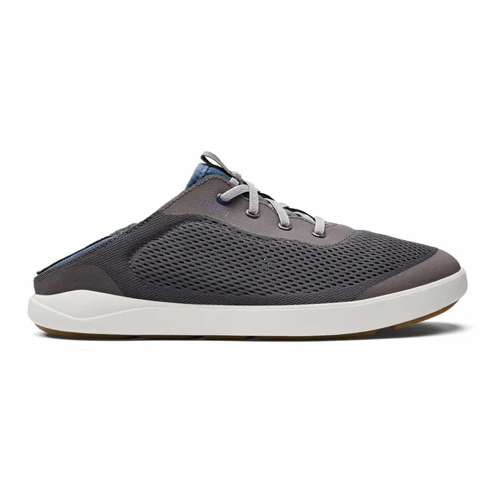 WaterFriendly Men Olukai Moku Pae Boat Shoes 8211 Pavement Vintage Blue