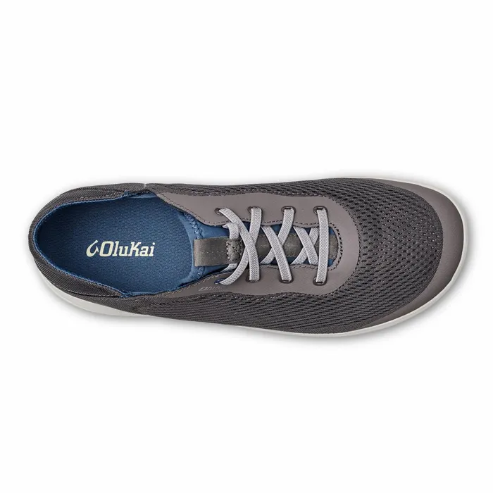 WaterFriendly Men Olukai Moku Pae Boat Shoes 8211 Pavement Vintage Blue