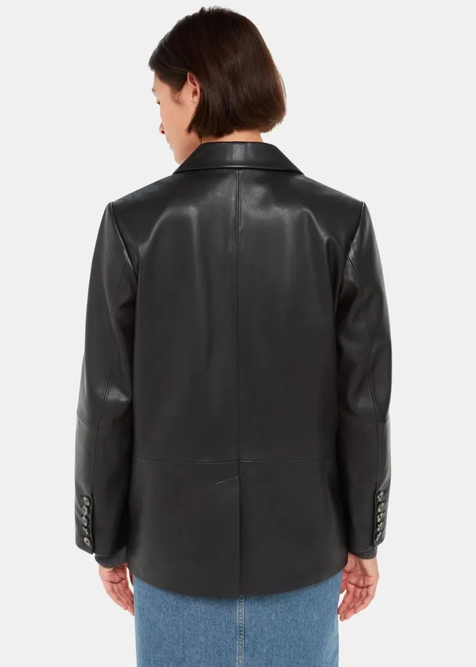 Whistles Coats and Jackets Black Keeley Double Breasted Blazer 8211 Women