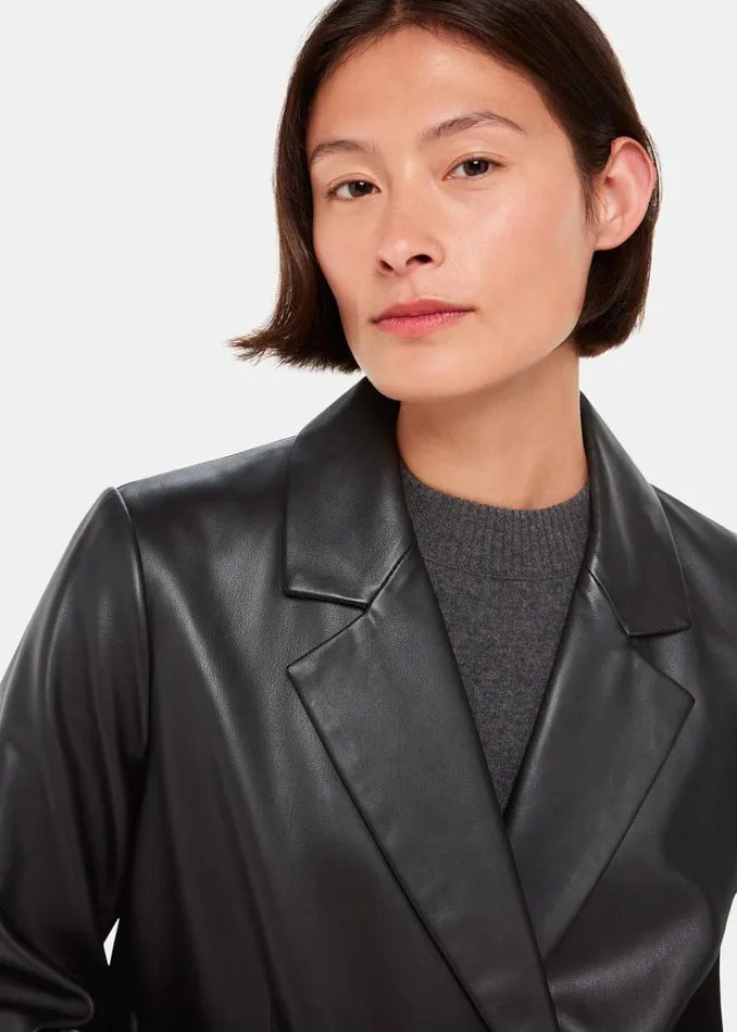 Whistles Coats and Jackets Black Keeley Double Breasted Blazer 8211 Women