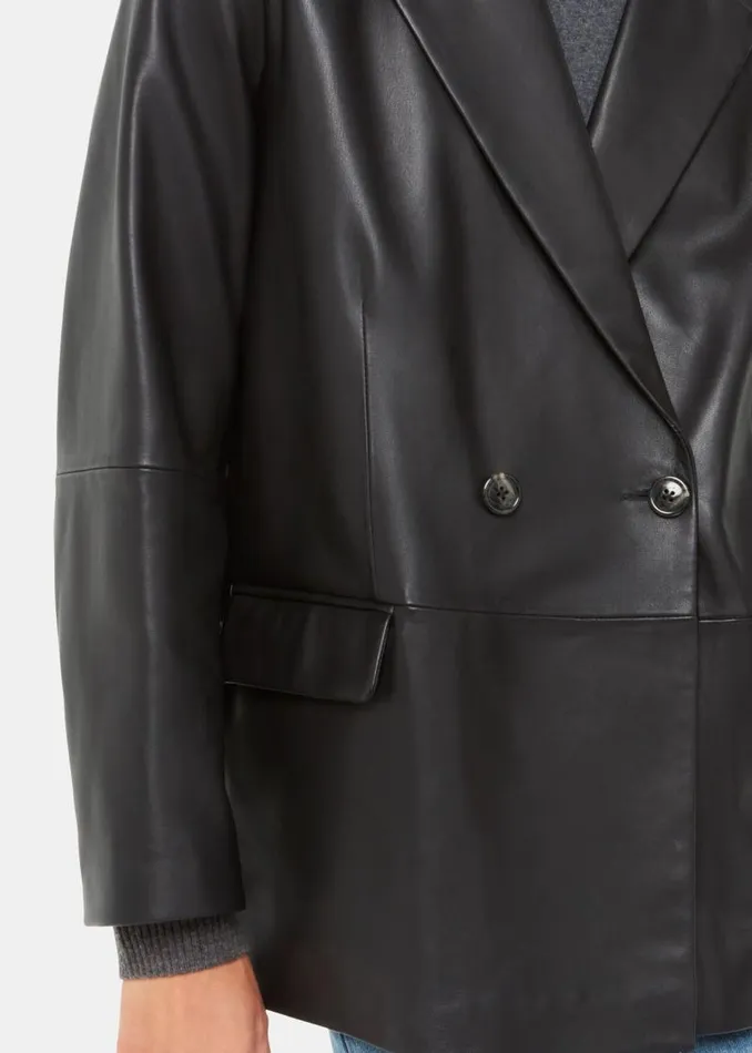 Whistles Coats and Jackets Black Keeley Double Breasted Blazer 8211 Women
