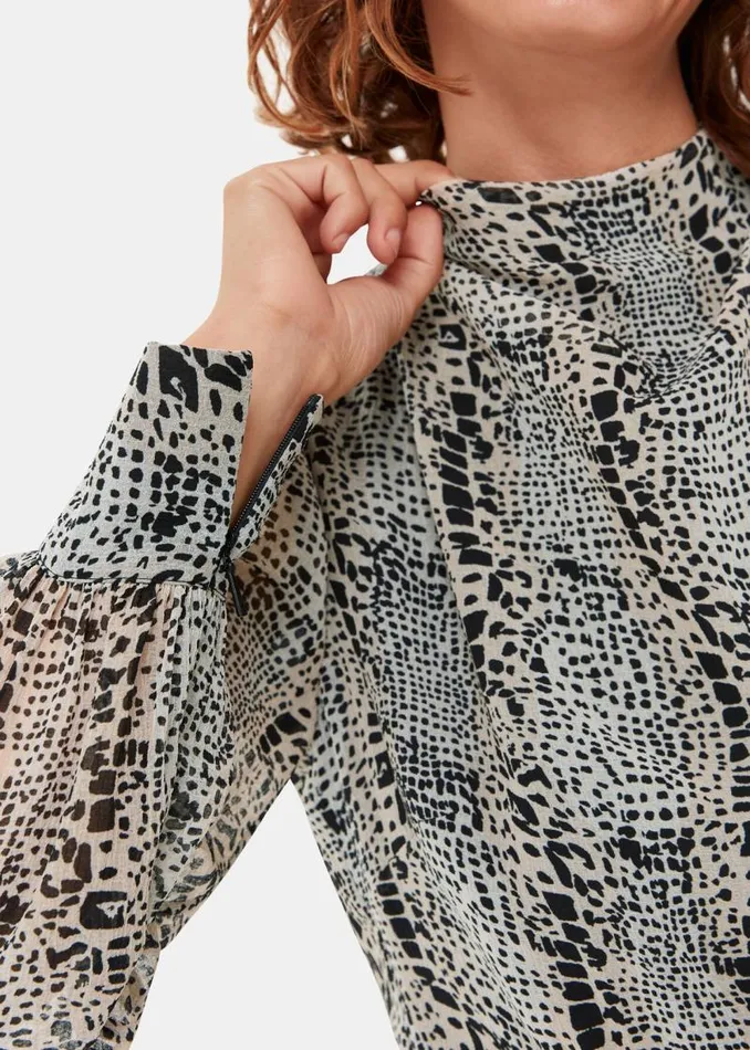 Whistles Dresses Multicolour Optical Snake Meg Dress 8211 Women