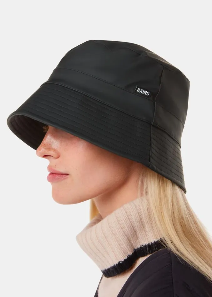 Whistles Hats Gloves and Scarves Black Rains Bucket Hat 8211 Women