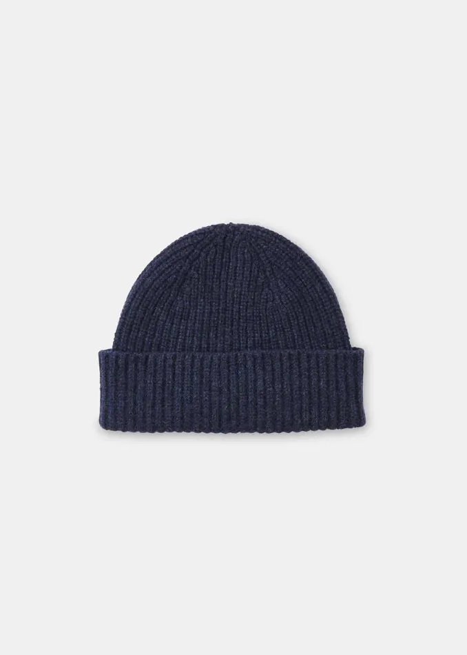 Whistles Hats Gloves and Scarves Navy Lambswool Hat 8211 Women