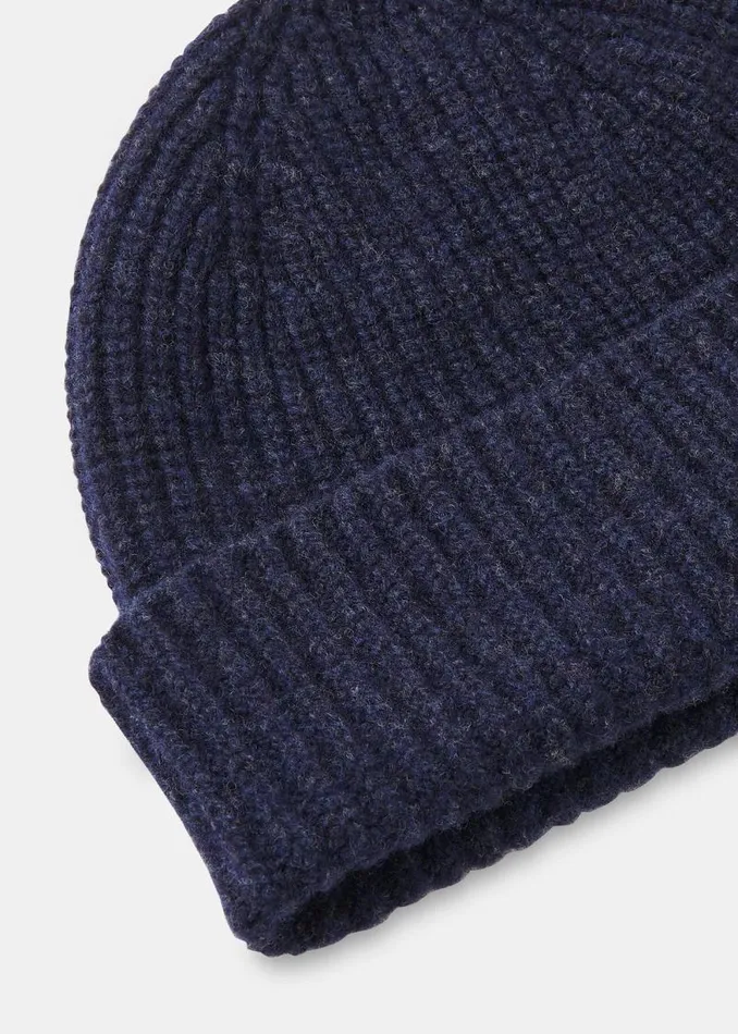 Whistles Hats Gloves and Scarves Navy Lambswool Hat 8211 Women
