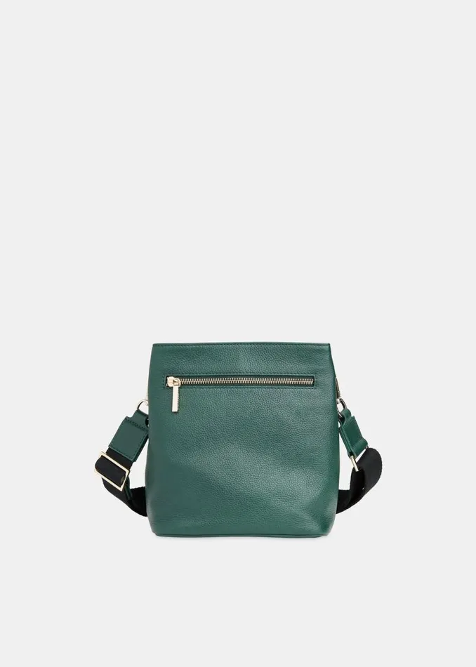 Whistles Leather Dark Green Dion Bucket Bag 8211 Women
