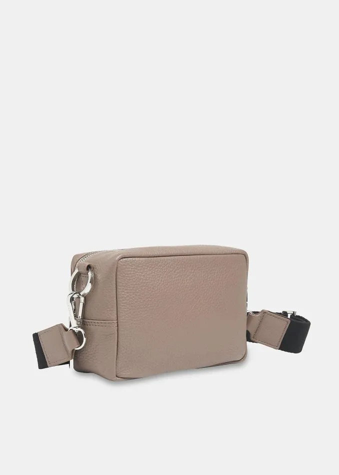 Whistles Leather Dark Grey Bibi Crossbody Bag 8211 Women