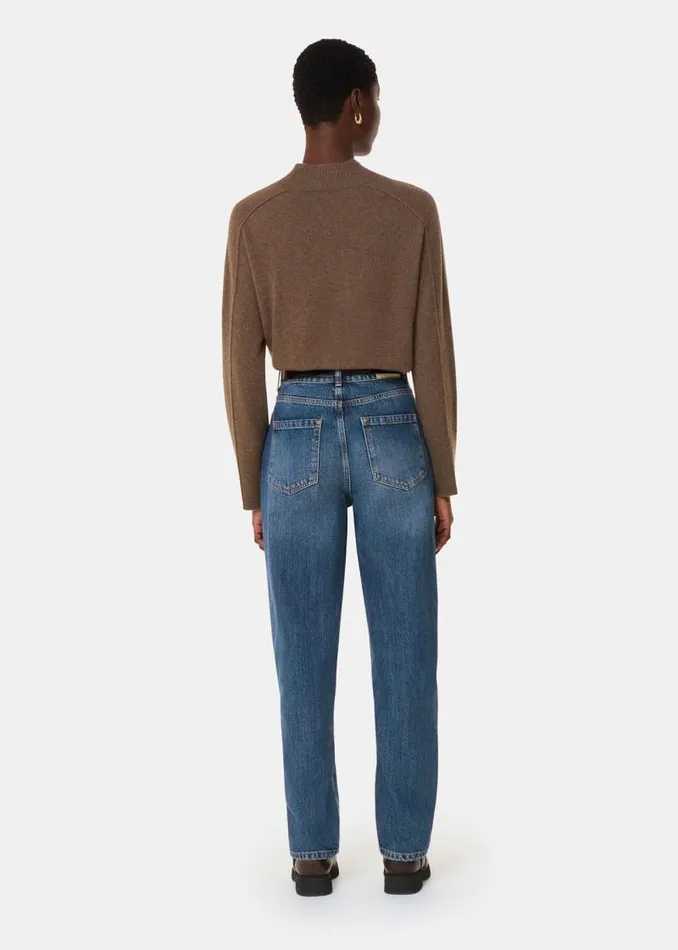 Whistles Pants Denim Authentic Tapered Jean 8211 Women