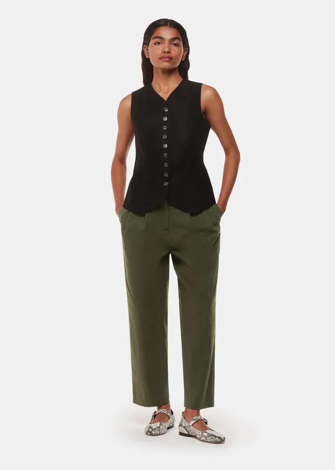 Whistles Petite Pants and Jeans Khaki Petite Bethany Barrel Leg Pants 8211 Women Whistles Petite Pants and Jeans Khaki Petite Bethany Barrel Leg Pants 8211 Women