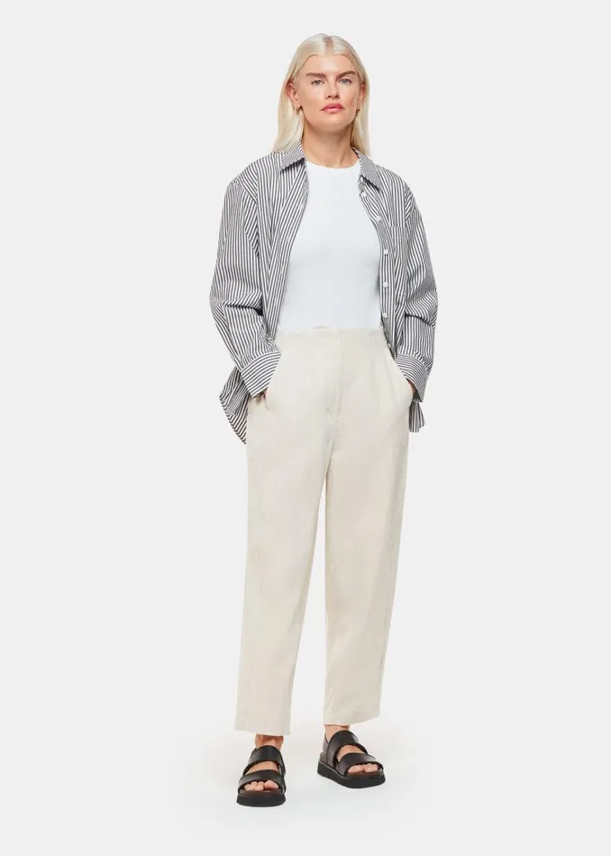 Whistles Petite Pants and Jeans Oatmeal Petite Linen Barrel Leg Pants 8211 Women Whistles Petite Pants and Jeans Oatmeal Petite Linen Barrel Leg Pants 8211 Women