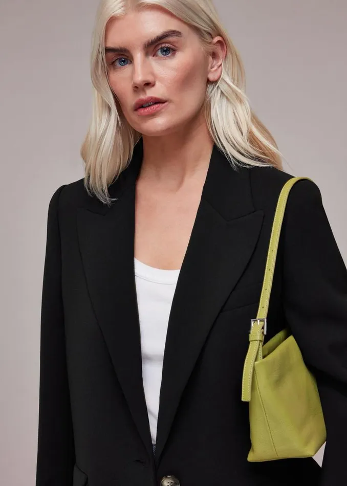Whistles Petite Tailoring Black Petite Crepe Boyfriend Blazer 8211 Women