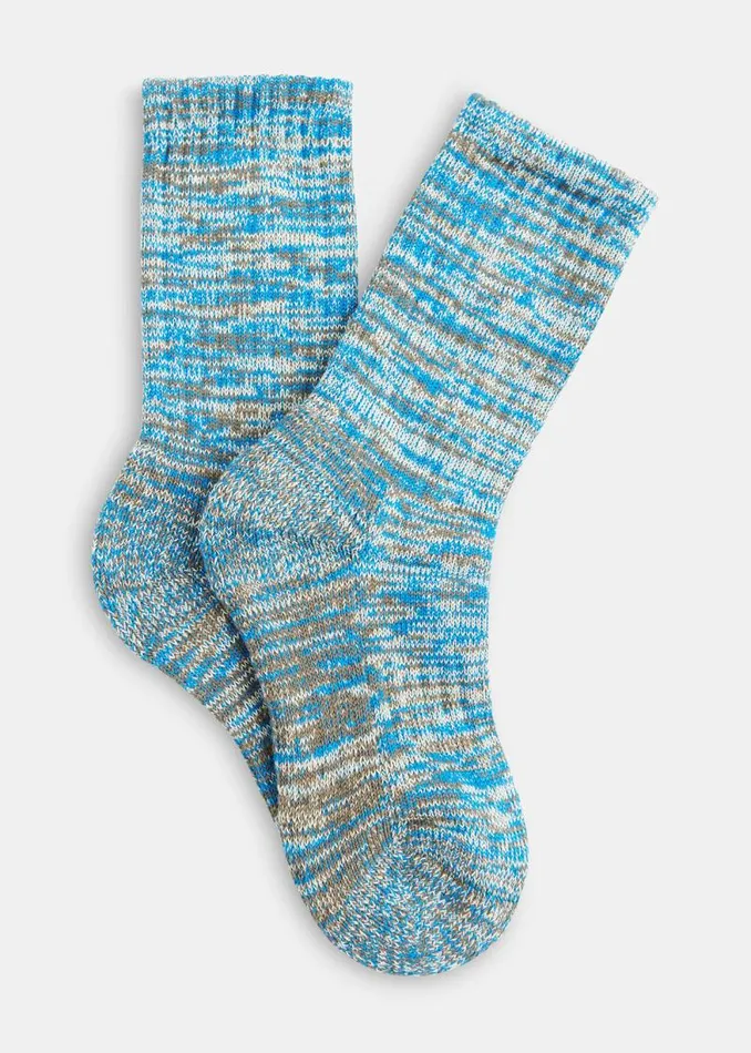 Whistles Socks and Pantyhose Blue Chunky Marl Socks 8211 Women