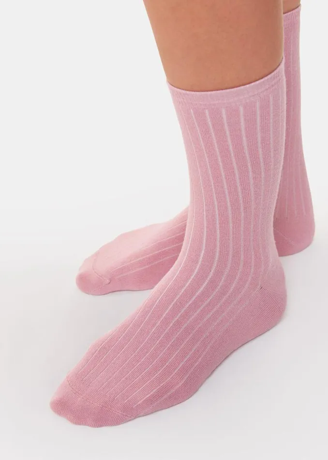Whistles Socks and Pantyhose Red Ribbed Socks Set Of 3 8211 Women