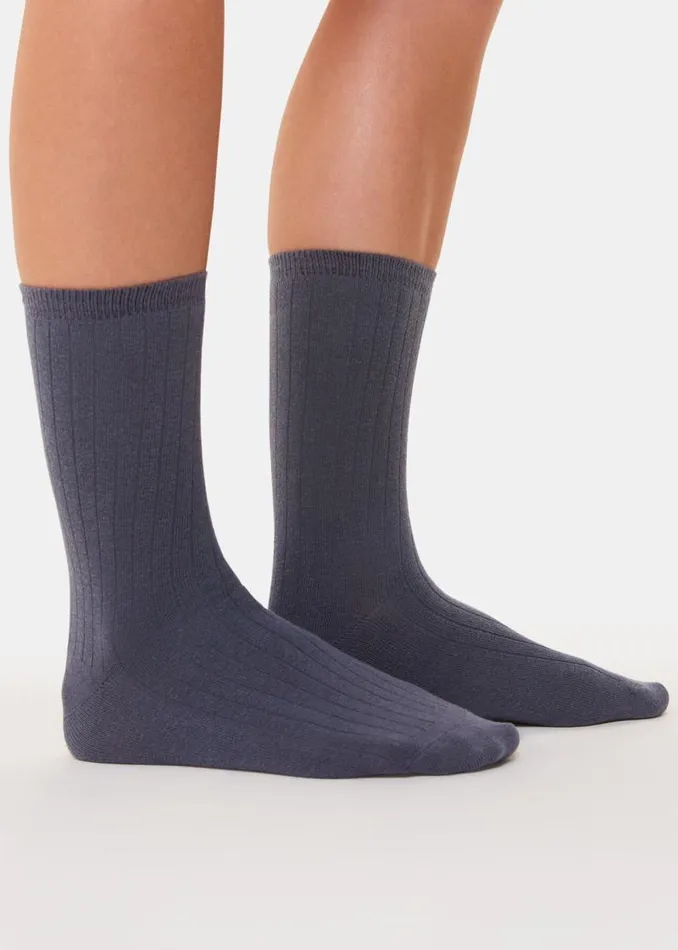 Whistles Socks and Pantyhose Red Ribbed Socks Set Of 3 8211 Women