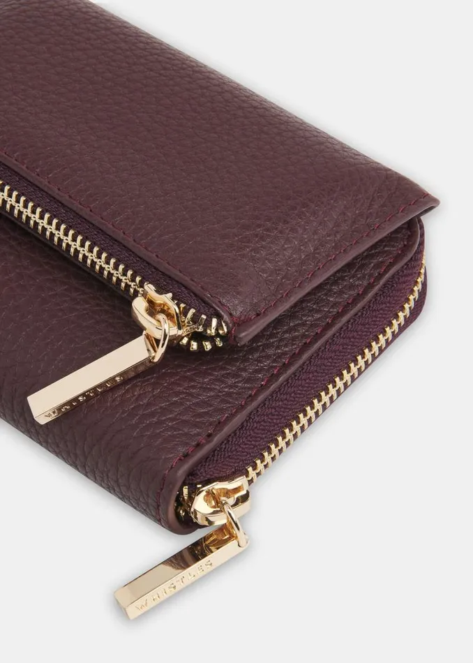 Whistles Wallets and Cardholders Plum Bibi Zip Purse 8211 Women