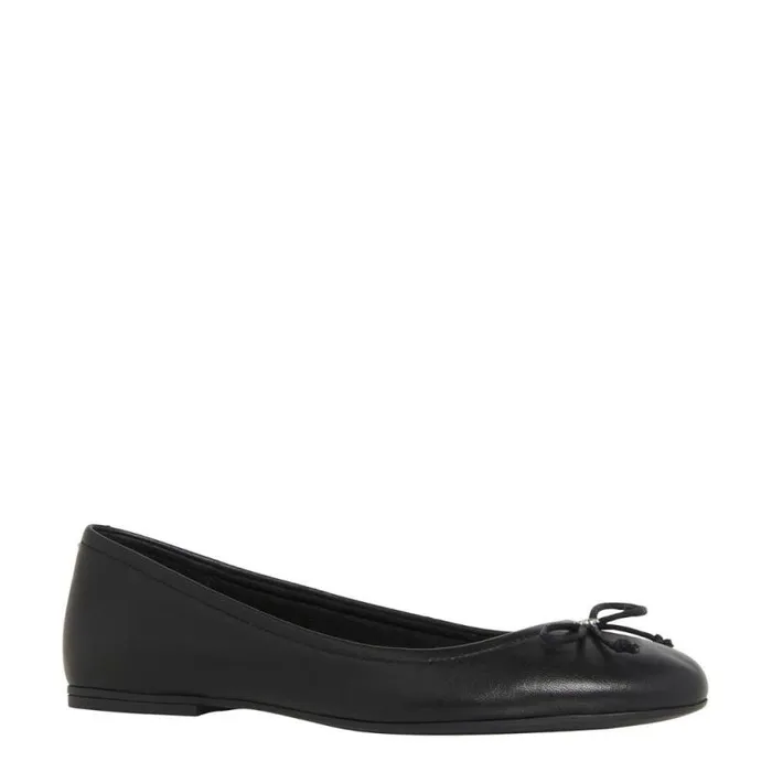 Windsor Smith Flats Women BABYDOLL BLACK LEATHER FLATS Windsor Smith Flats Women BABYDOLL BLACK LEATHER FLATS