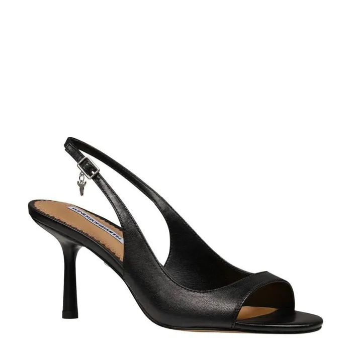 Windsor Smith Heels Women HIBISCUS BLACK LEATHER HEELS