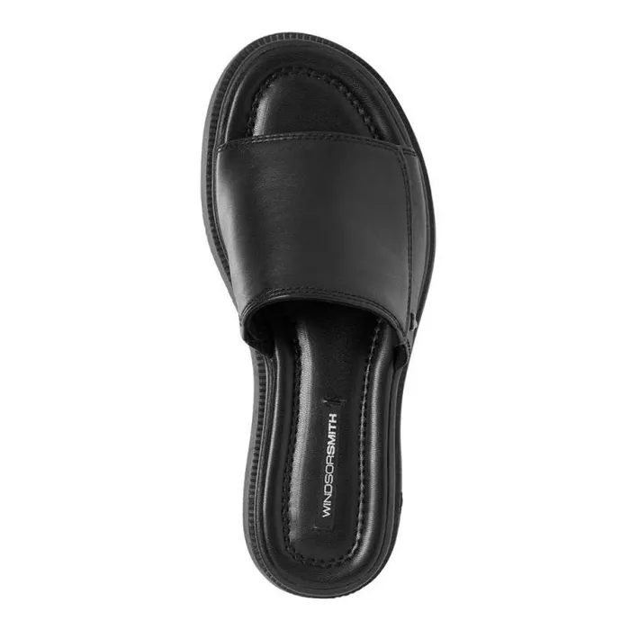 Windsor Smith Sandals Women SUMMER BLACK LEATHER SANDALS Windsor Smith Sandals Women SUMMER BLACK LEATHER SANDALS