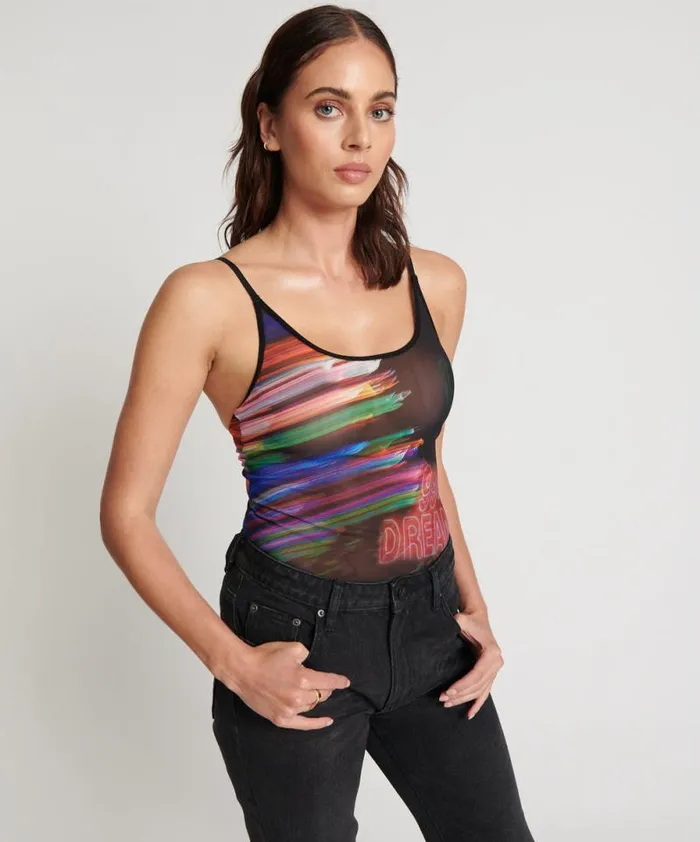 Women 99 CENT DREAMS MESH BODYSUIT One Teaspoon Intimates Women 99 CENT DREAMS MESH BODYSUIT One Teaspoon Intimates