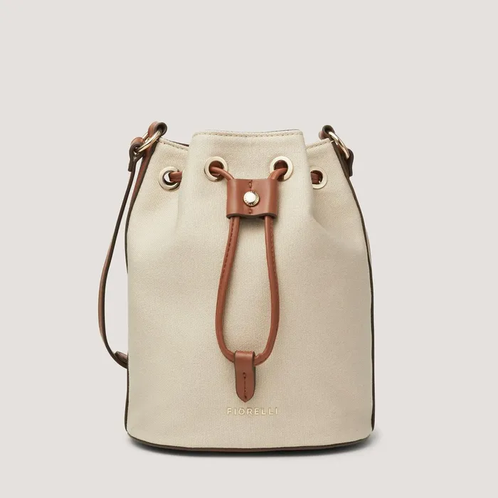 Women A Simple Functional And Stylish Canvas Bucket Bag With A Playful Drawstring Closure Fiorelli Mini Bags