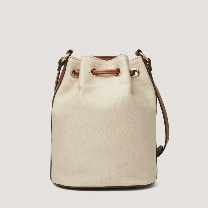 Women A Simple Functional And Stylish Canvas Bucket Bag With A Playful Drawstring Closure Fiorelli Mini Bags