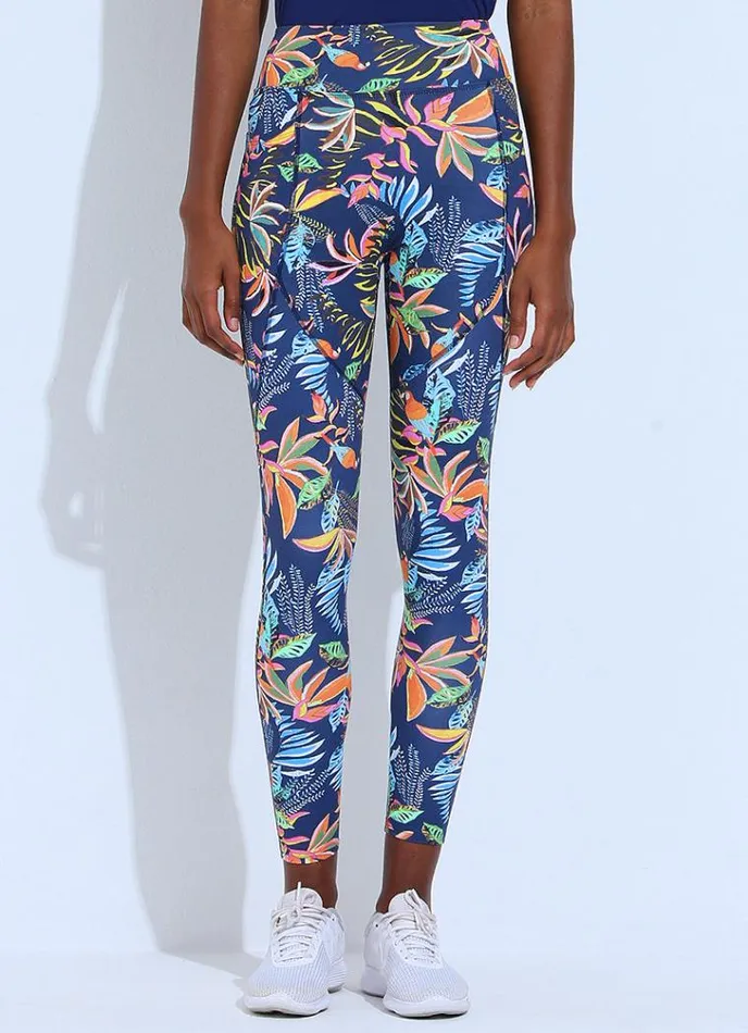 Women Active Leggings Jungle Dona Jo Leggings and Capris