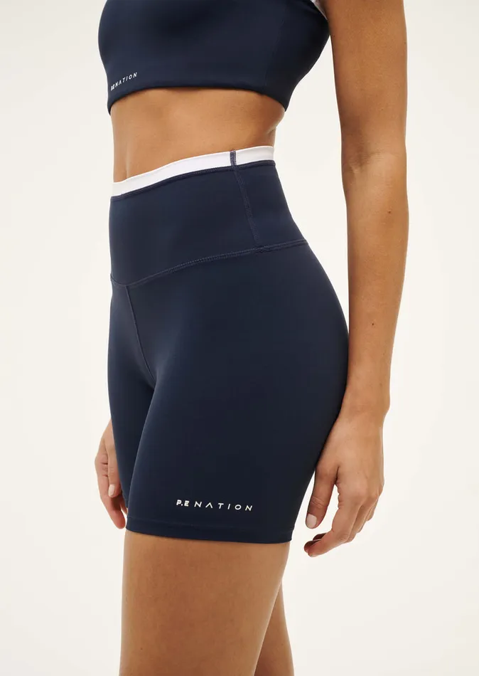 Women ActiveLite PE Nation STELLAR 58243 BIKE SHORT IN DARK NAVY