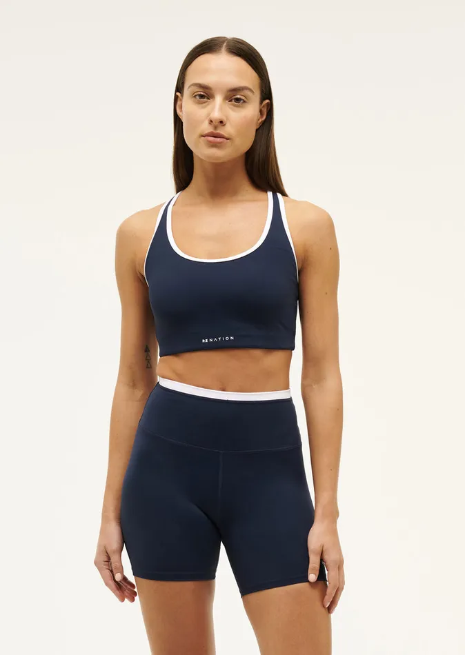 Women ActiveLite PE Nation STELLAR 58243 BIKE SHORT IN DARK NAVY