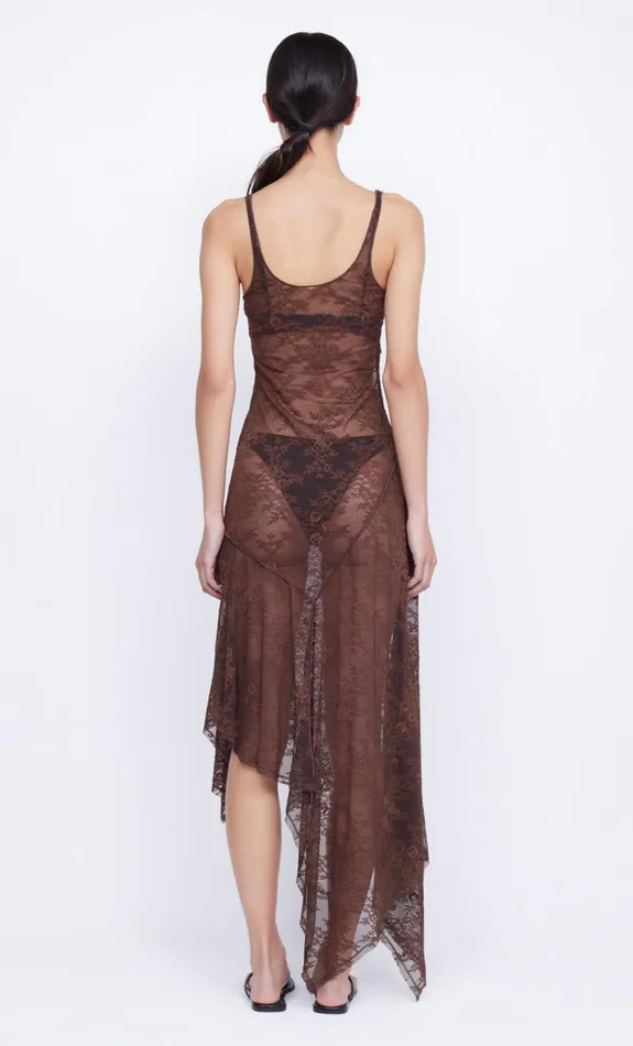 Women ADONIA ASYM MIDI DRESS 8211 CHOCOLATE Bec Bridge Midi Dresses