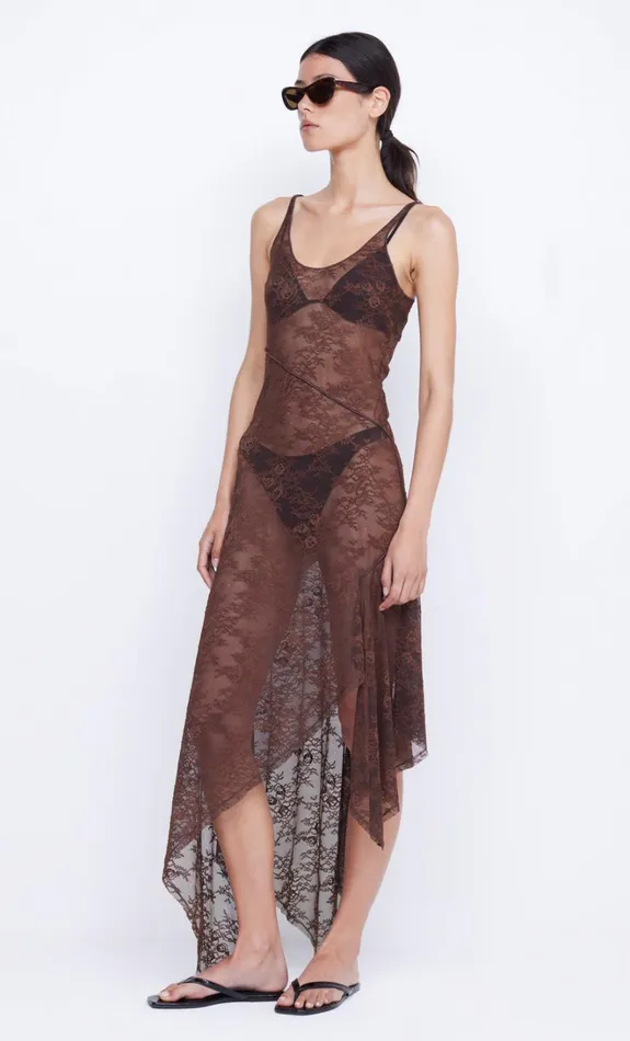 Women ADONIA ASYM MIDI DRESS 8211 CHOCOLATE Bec Bridge Midi Dresses