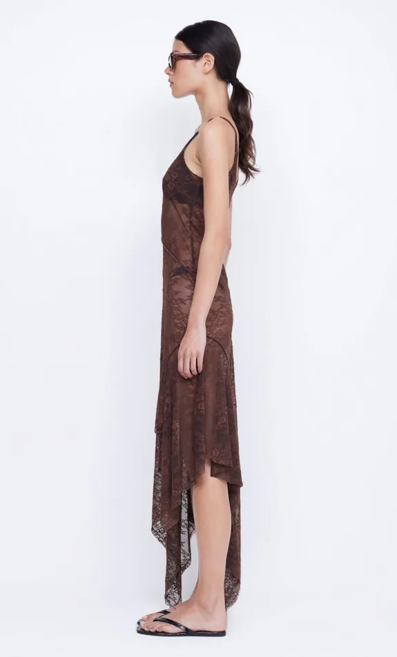 Women ADONIA ASYM MIDI DRESS 8211 CHOCOLATE Bec Bridge Midi Dresses