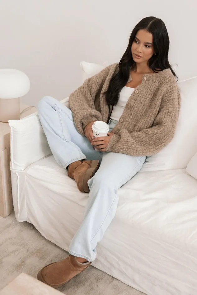 Women Albertine Cardigan Latte Sweaters Petal and Pup