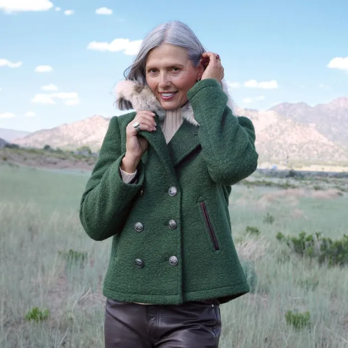 Women Alpenhorn Peacoat Petite Sycamore Sundance Catalog Petite Styles