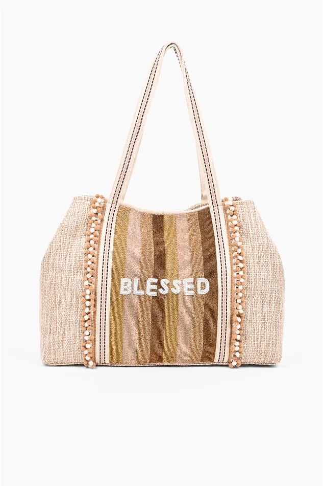 Women America and Beyond Personalize Always Blessed Tote Travel and Beach Bags Women America and Beyond Personalize Always Blessed Tote Travel and Beach Bags