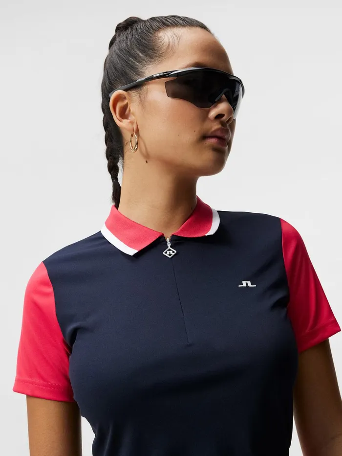 Women Antonia Polo JL Navy JLindeberg Polo Shirts Women Antonia Polo JL Navy JLindeberg Polo Shirts