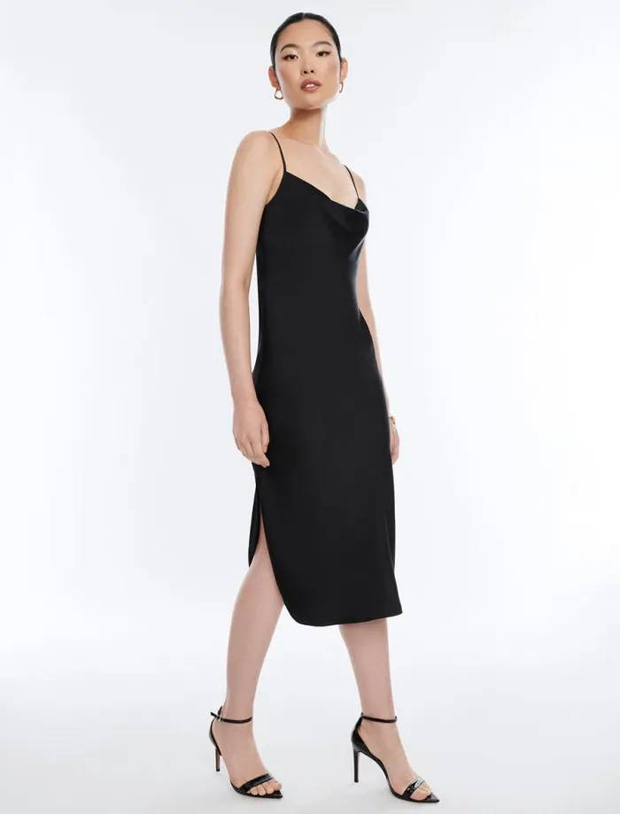 Women Aurelia Slip Dress Black BCBG Dresses Women Aurelia Slip Dress Black BCBG Dresses