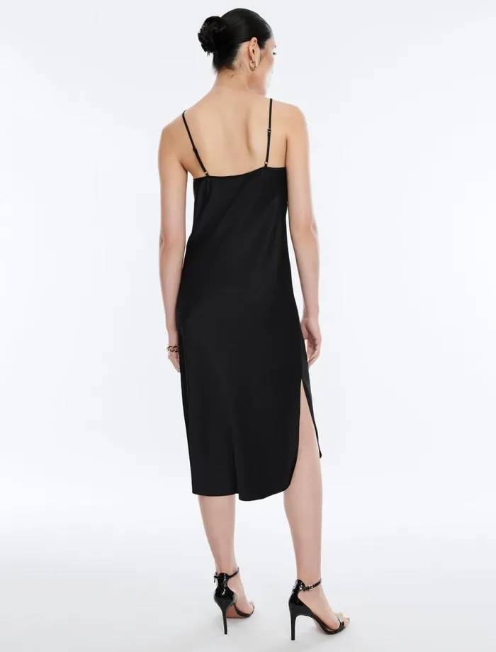 Women Aurelia Slip Dress Black BCBG Dresses Women Aurelia Slip Dress Black BCBG Dresses