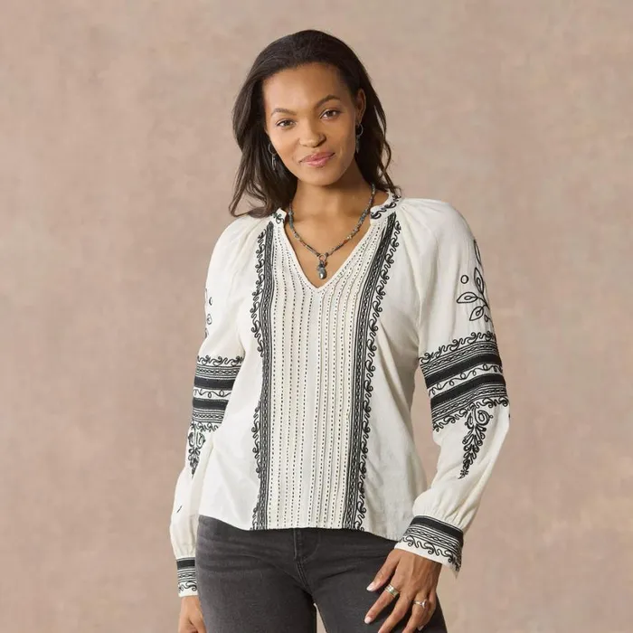 Women Azucena Top Vanilla Sundance Catalog Tops Women Azucena Top Vanilla Sundance Catalog Tops