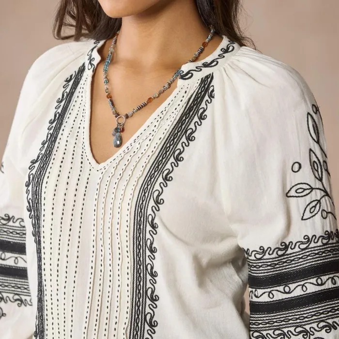 Women Azucena Top Vanilla Sundance Catalog Tops Women Azucena Top Vanilla Sundance Catalog Tops
