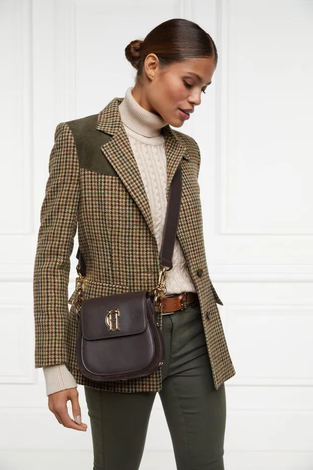 Women Bags Holland Cooper Chelsea Saddle Bag Chocolate Women Bags Holland Cooper Chelsea Saddle Bag Chocolate