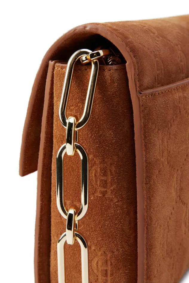 Women Bags Holland Cooper Monogram Bag Cognac Suede Monogram Women Bags Holland Cooper Monogram Bag Cognac Suede Monogram