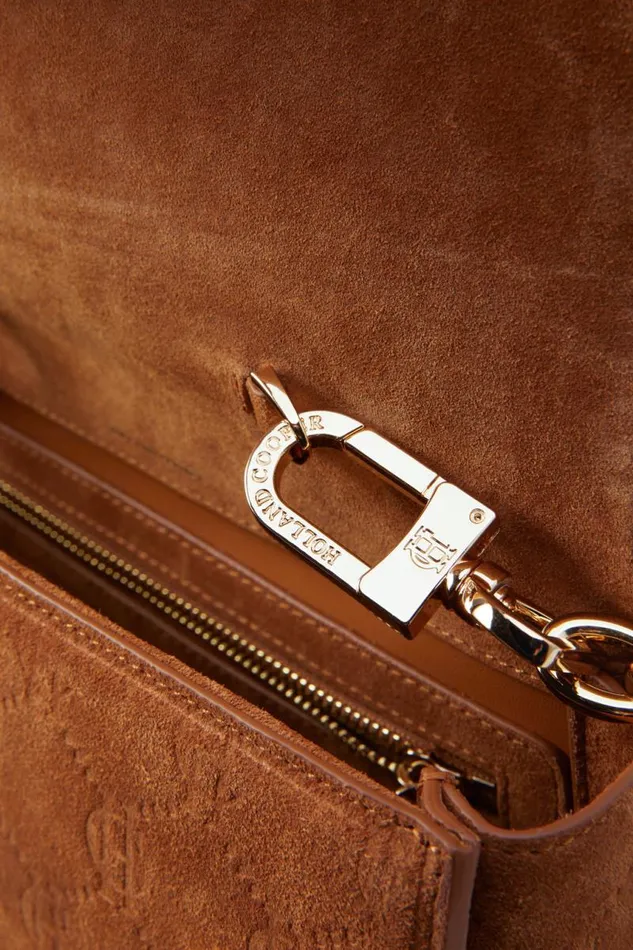 Women Bags Holland Cooper Monogram Bag Cognac Suede Monogram Women Bags Holland Cooper Monogram Bag Cognac Suede Monogram