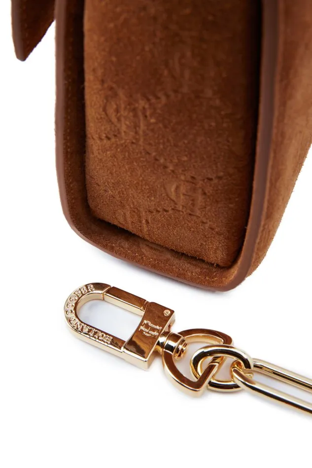 Women Bags Holland Cooper Monogram Bag Cognac Suede Monogram Women Bags Holland Cooper Monogram Bag Cognac Suede Monogram